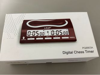 The LEAP PQ9903A Digital Chess Timer Chess Clock Timer is a high-quality and stylish accessory for chess enthusiasts. With its sleek design and advanc