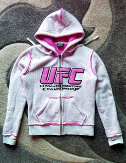 Original UFC Pink Hoodie Womens XS