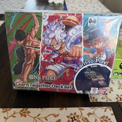 one piece card game learn together deck set