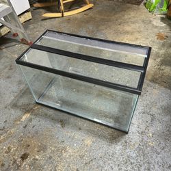 10 Gallon Fish Tank With Top And LED Light 
