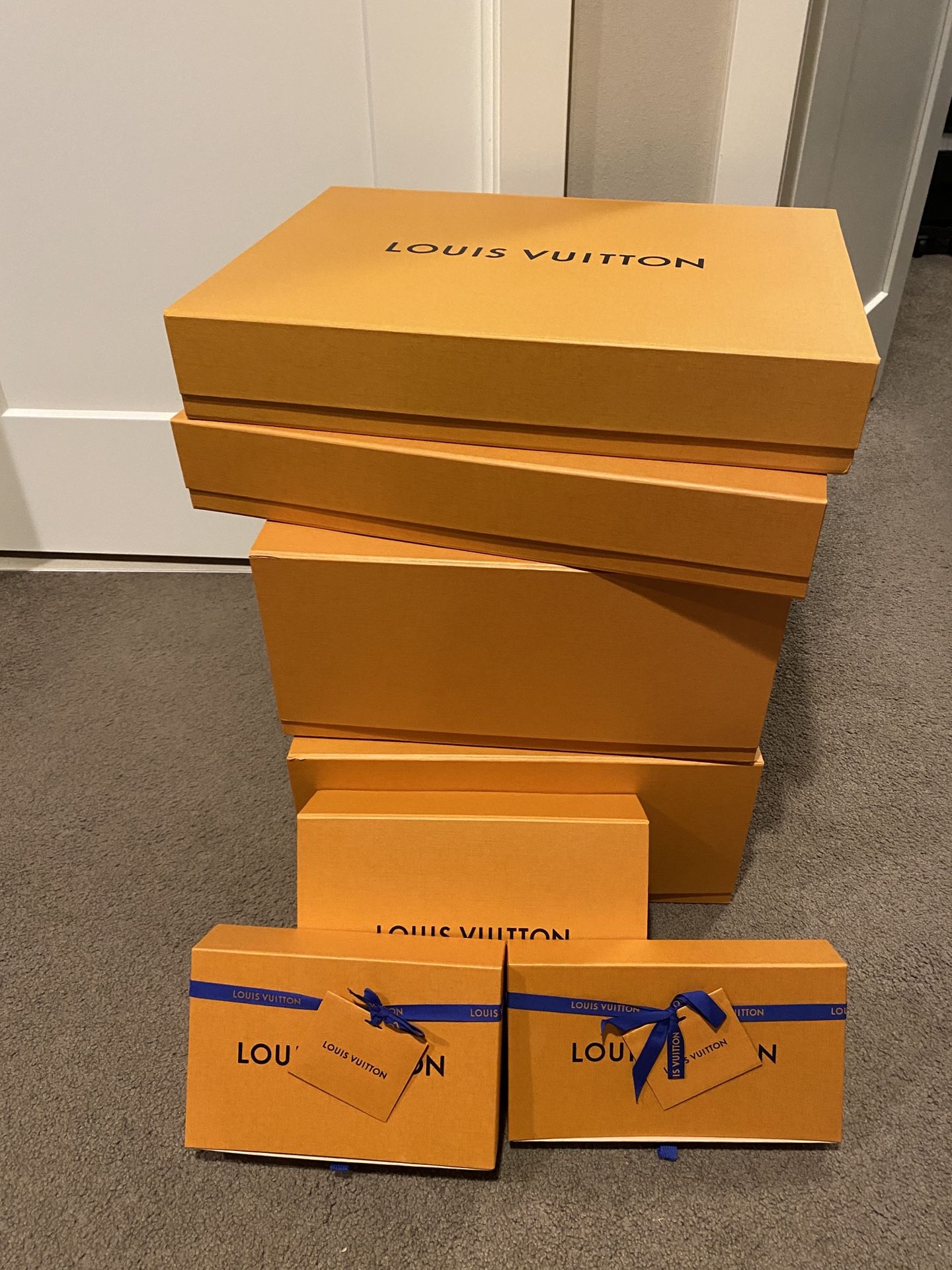 Louis Vuitton Boxes And shopping Bags