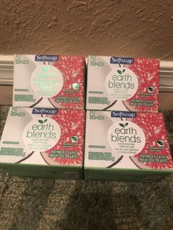 Softsoap Earth Blends Bar Soap In Coconut & Fig Scent - 8 Bars