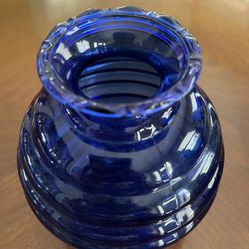 Vintage Cobalt Glass Vase 