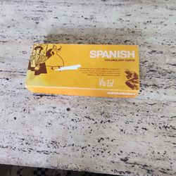 Spanish Vocabulary Cards