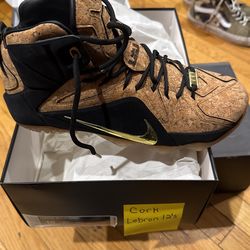 Nike LeBron 12 EXT Cork Size 10 DEADSTOCK