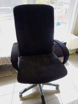 Black Fabric Office Chair