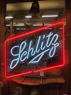 1970s Schlitz Neon