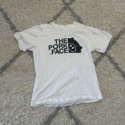 White Pork Face Tee
