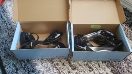 Girls dress shoes, 2 pair, $15 each