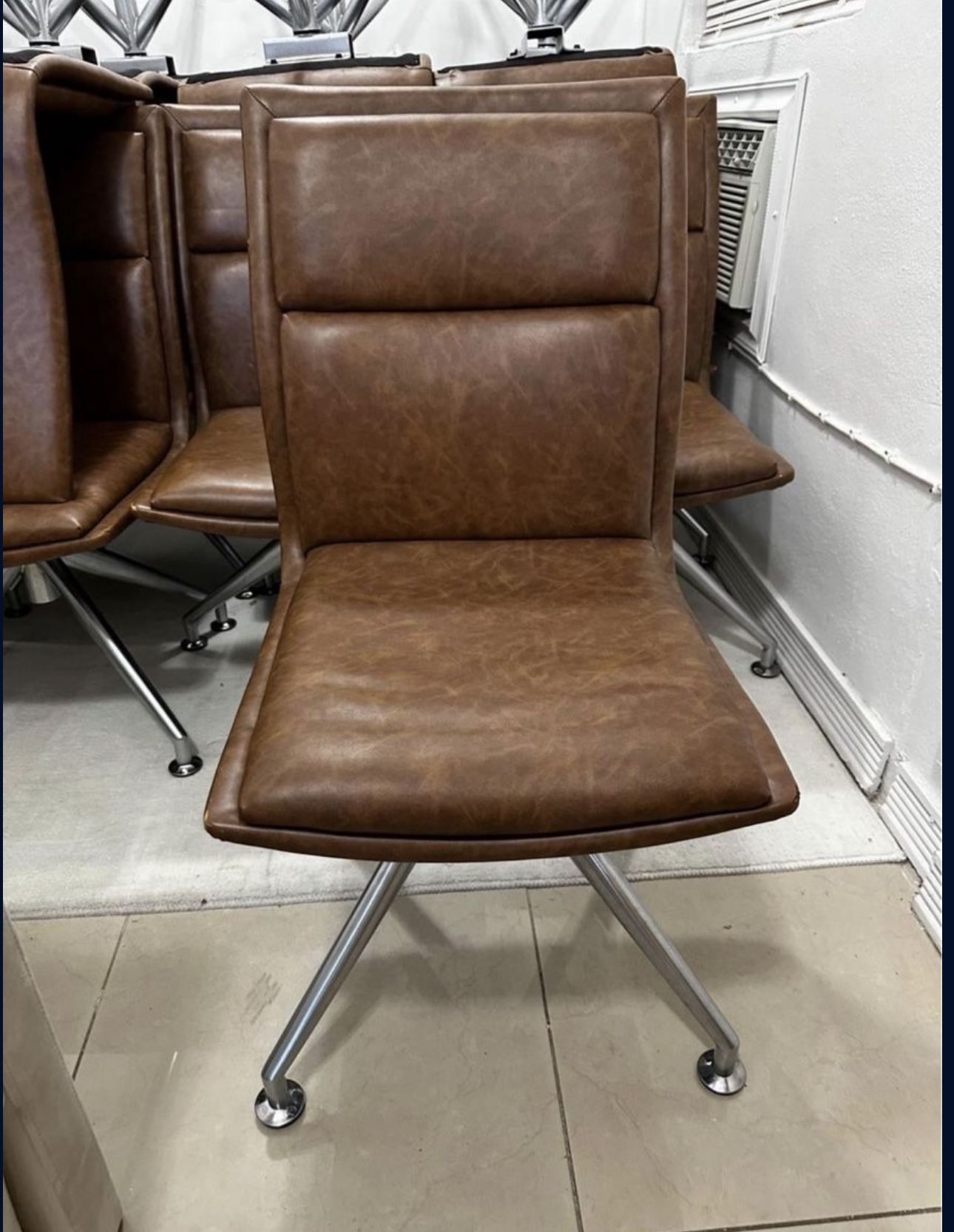 Real leather chairs excellent quality Delivery available
