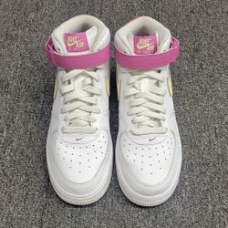 Big Kids' Nike Air Force 1 MId  Casual Shoes DH2933 100 Size 7y