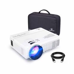 Projector - White: HDMI Portable Movie Device