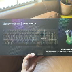 iBuyPower Chimera KM7 RGB Gaming Keyboard + Mouse