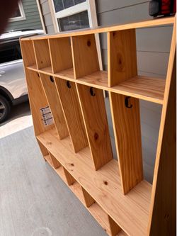Kids organizer with closet