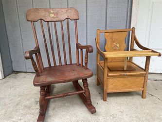 antique toddler furniture $40 each