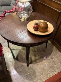 Small wood side table