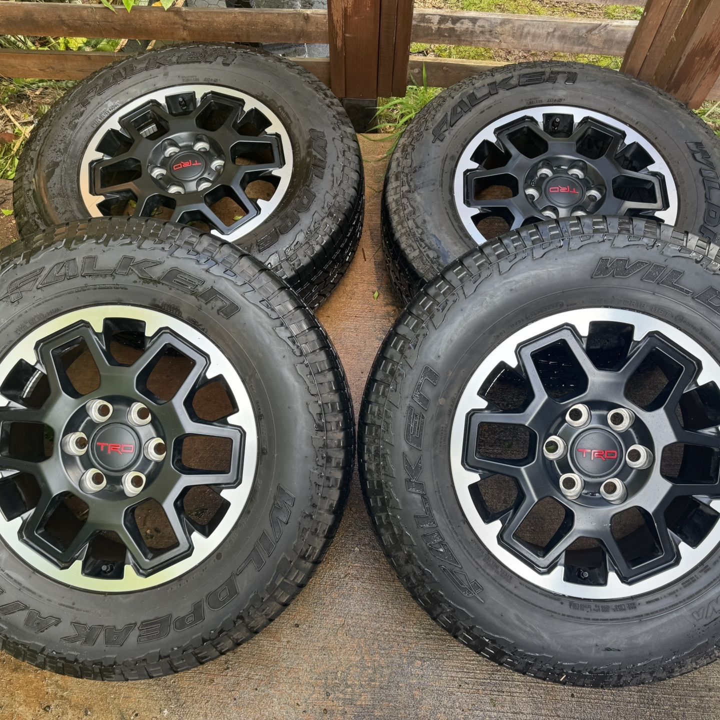 Trd 18 Inch Rims TRD Pro 18” Rims with A/T Tires for Sale in Haleiwa, HI - OfferUp