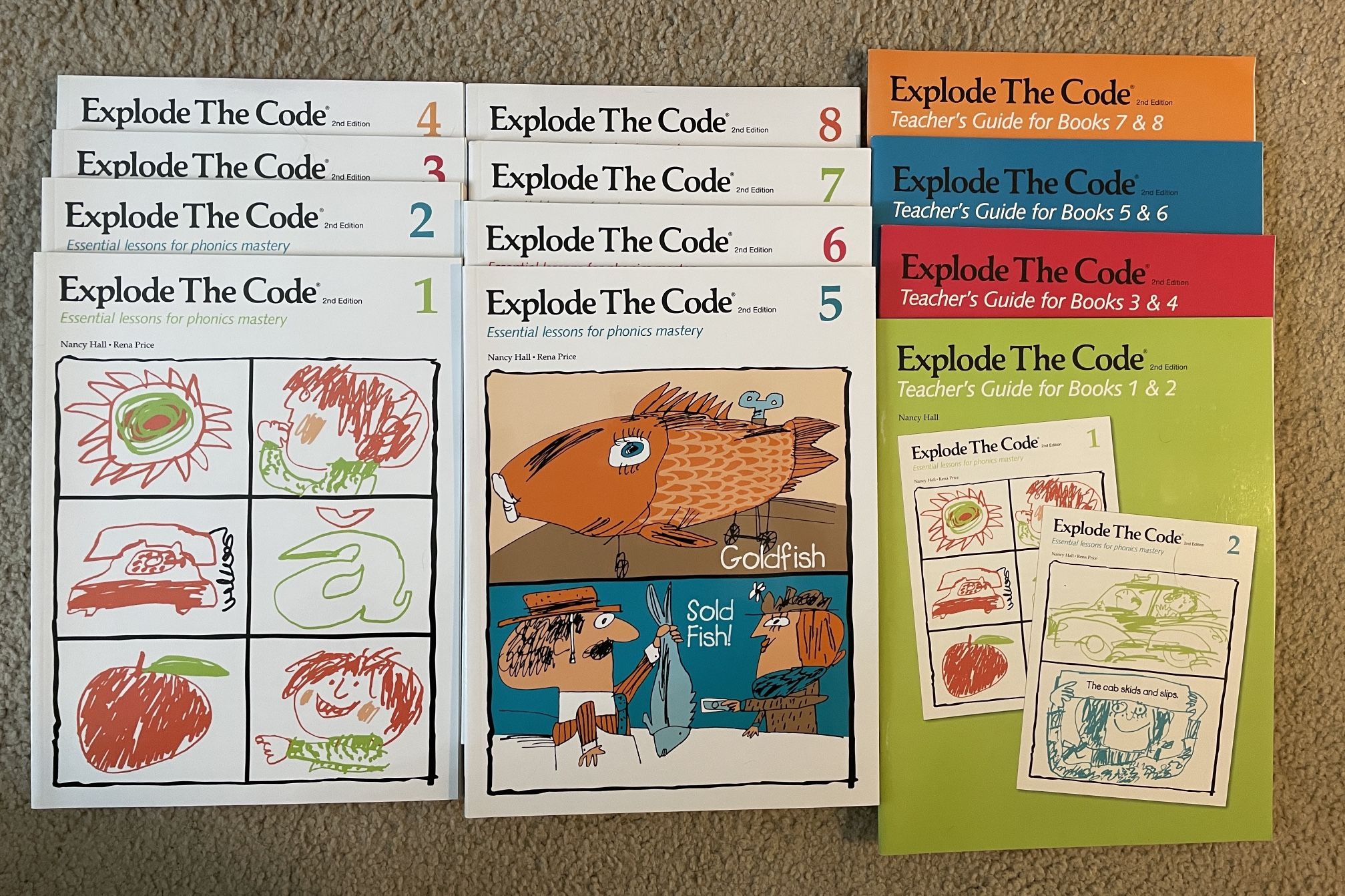 “Explode The Code” 12 Book Set - Learn To Read