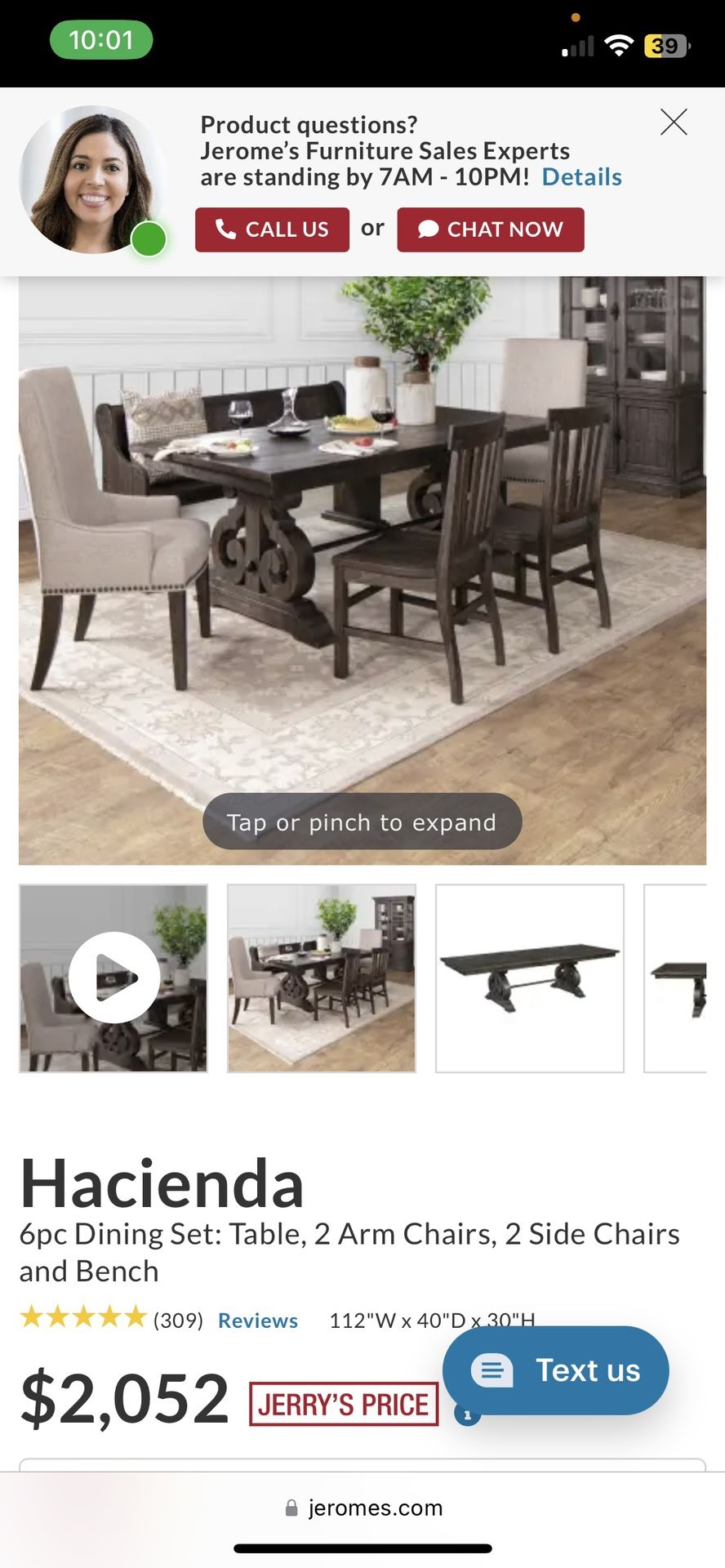 Jerome s Hacienda 6 8 Person Kitchen Table for Sale in Chula Vista CA OfferUp