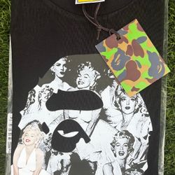 BAPE A BATHING APE x Marilyn Monroe Big Ape Head Tee