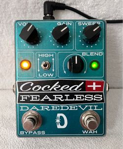 Daredevil Pedals Cocked & Fearless distortion pedal