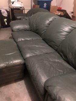 Leather couch