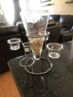 Base para poner decoración con  Velas