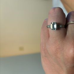 Platinum Diamond 3.0 CRT Ring Size 6/7