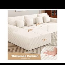 111” Modular Sectional Couch