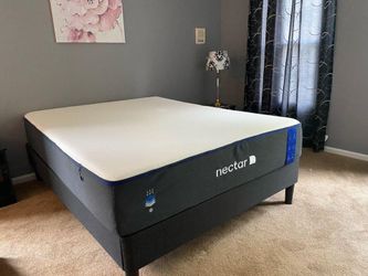 Nectar King Mattress And Bed Frame - Used Less Than 30 Days
