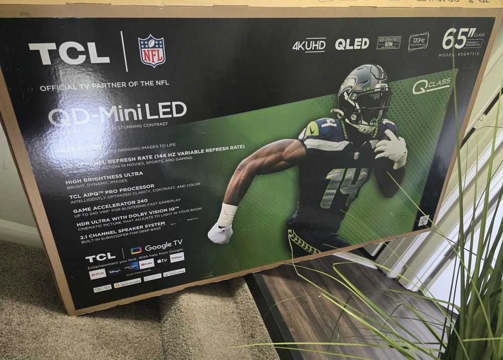 Brand NEW SEALED TCL QM7 65 inch Mini-LED 4k TV