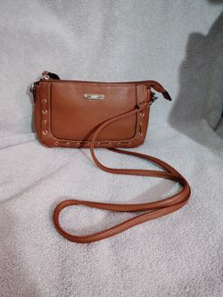 Chaps Brown Cross Body Bag