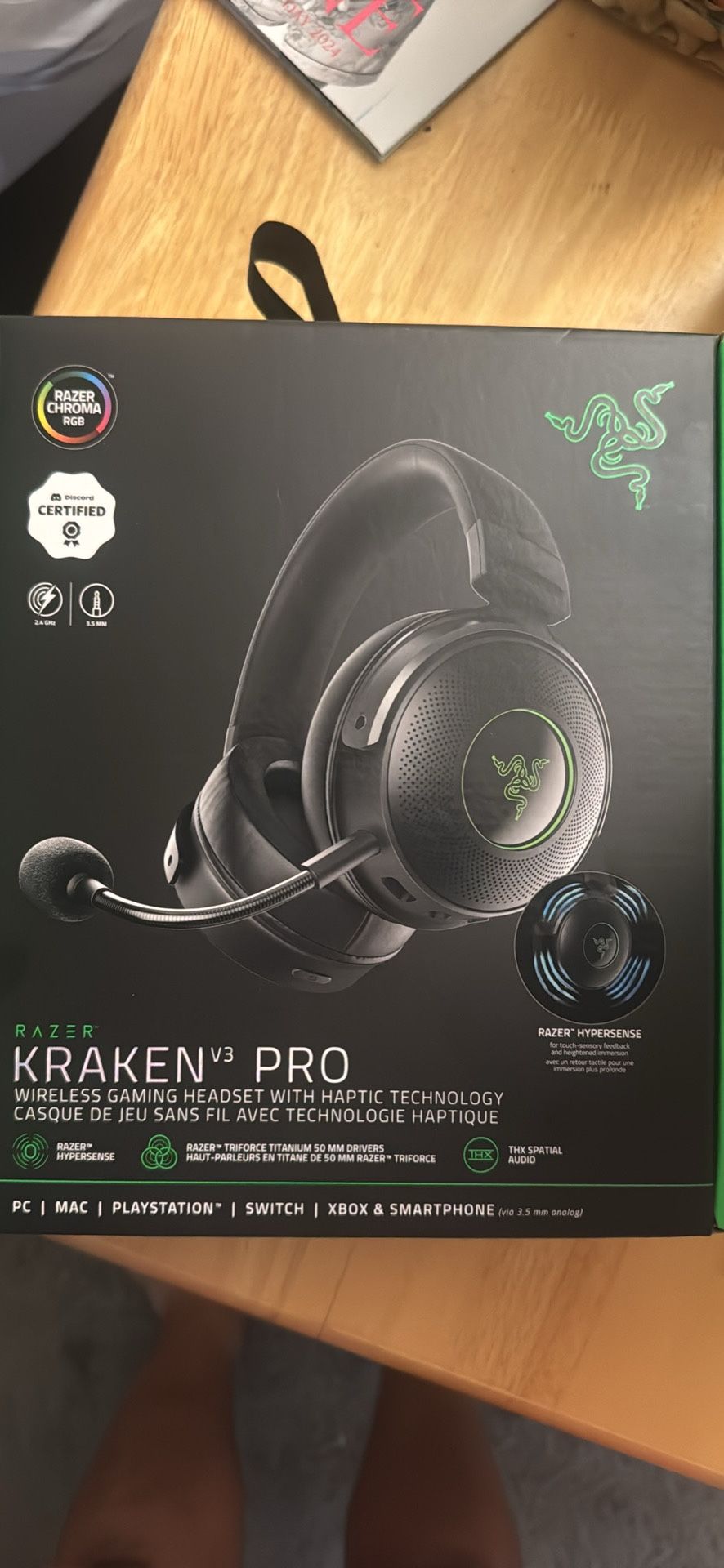 headset gamer  Razer Kraken V3 PRO wireless