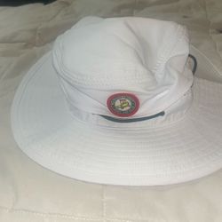 Happy Gilmore Waterbury Open Just Tap It In Golf White Safari Bucket Hat Adam Sandler Shooter McGavin