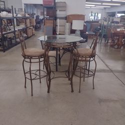 Metal Bistro Table And Chairs