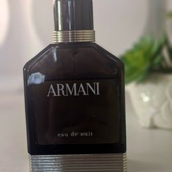 Hardly Used Armani Eau De Nuit 3.4 Oz Bottle