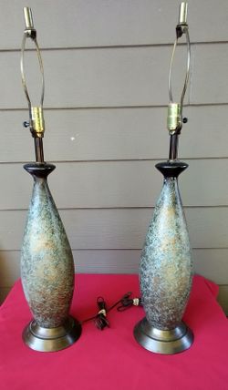 Pair of Mid-Century Ceramic Table Lamps