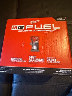 Milwaukee m18 compact. Router. Tool only