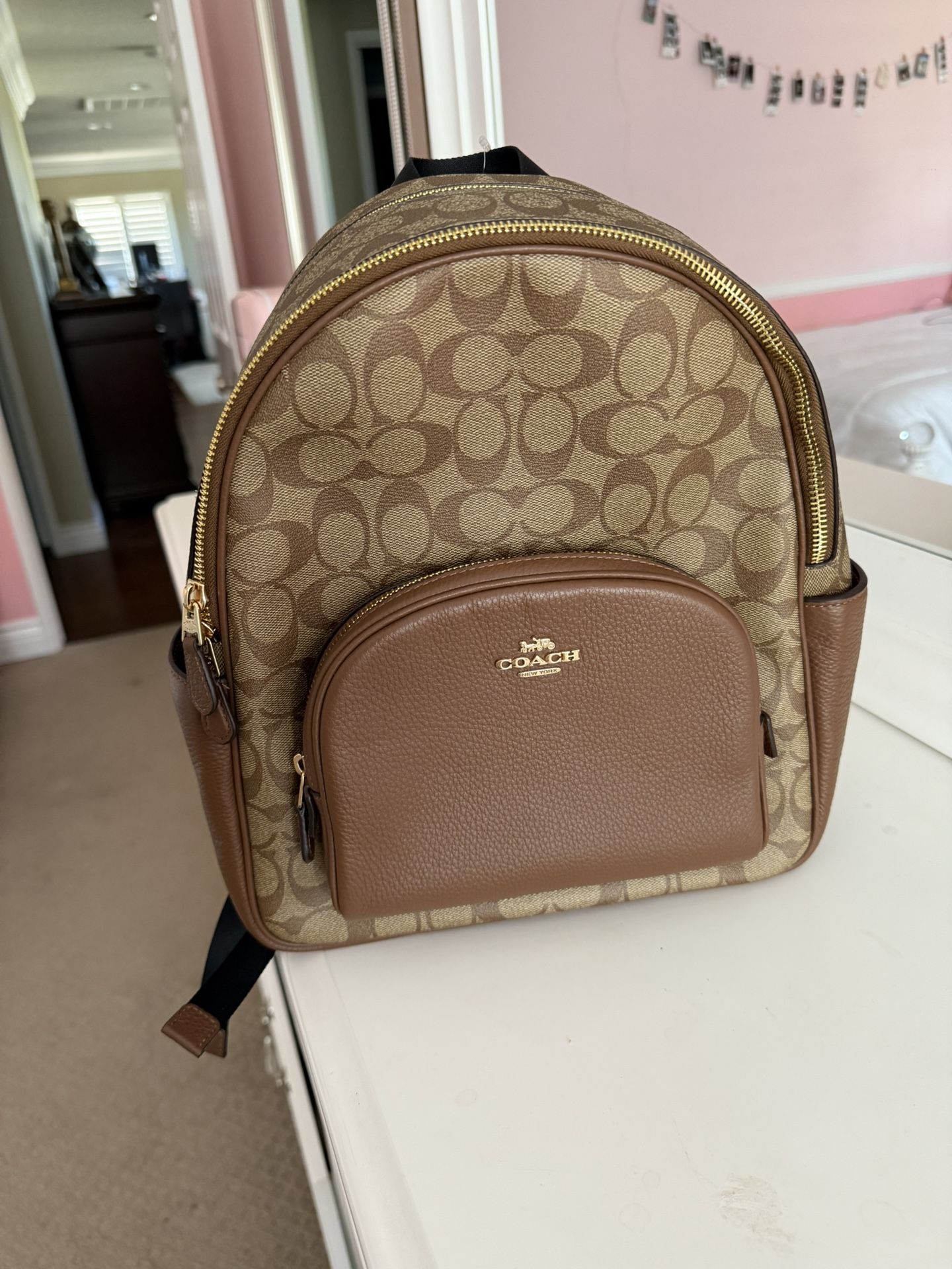 COACH Sig Court Backpack