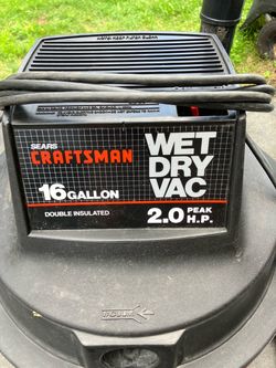 CRAFTSMAN WET/DRY VAC.
