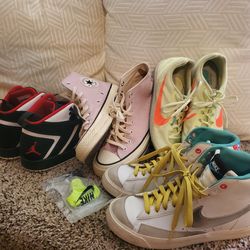 Nike, Jordan, Spikes, Converse