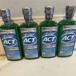 Act Mouthwash 18oz 4x