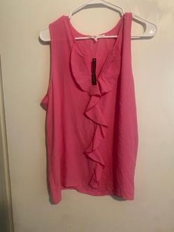 Violet & Claire Women's Hot Pink Tank Top Size XL NWT