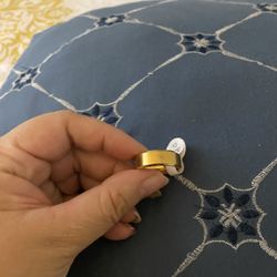 Men’s Fashion Stainless Steel Wedding Band Size 10