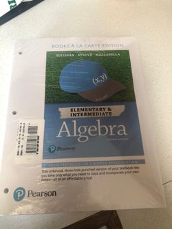 Lose leaf elementary and intermediate algebra with math xl