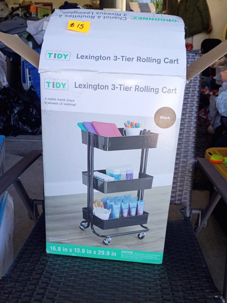 3 Tier Rolling Cart