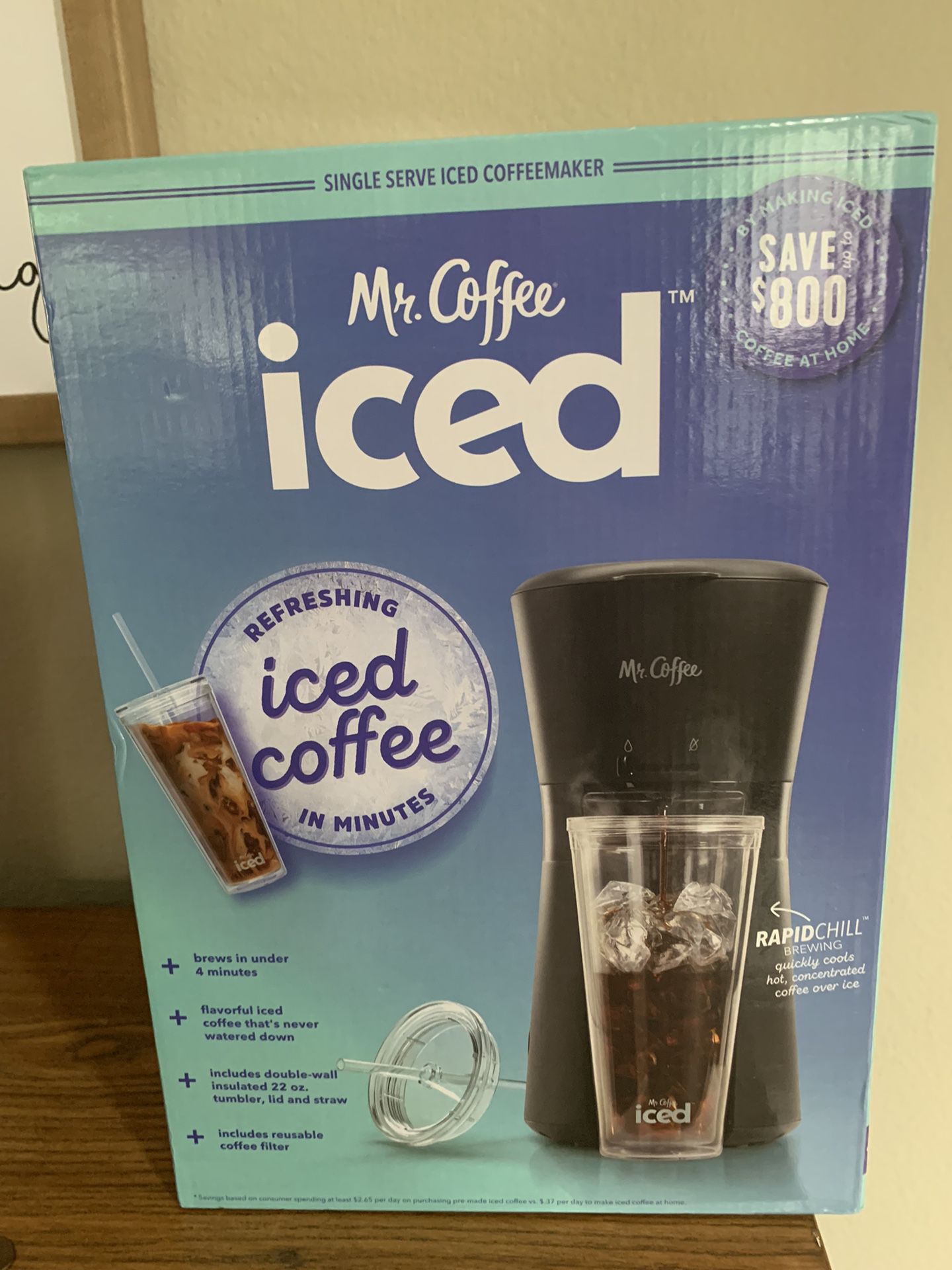 New In Box Mr. Coffee Iced Coffee Maker Machine