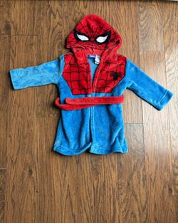 Spider-Man Hooded Robe for Kids - Size 2T