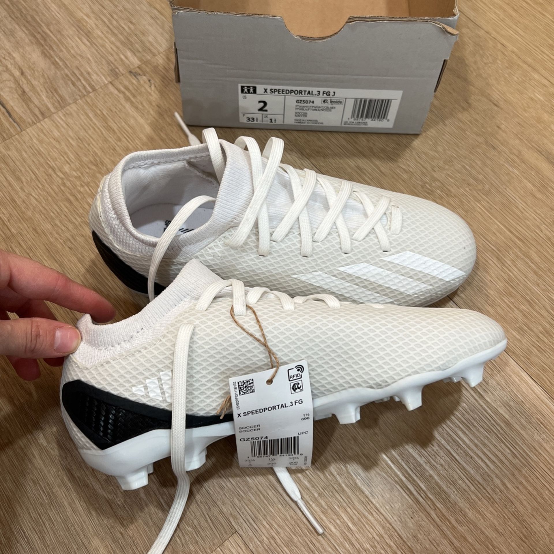 Adidas X FG Kids Soccer Shoes Size