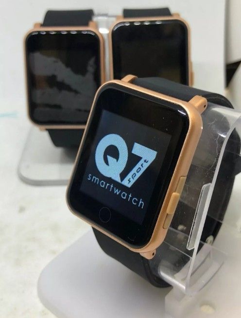 New Open Box 🔥Gold Authentic Q7 Smart Watch for Android and iPhones 🔥